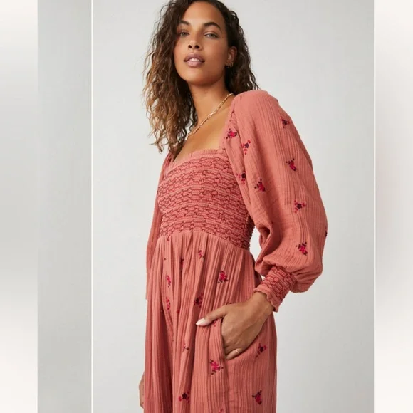 Free People dahlia romper - Picture 2 of 2